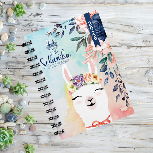 CUTE LAMA 1 DAY DIARY 2026