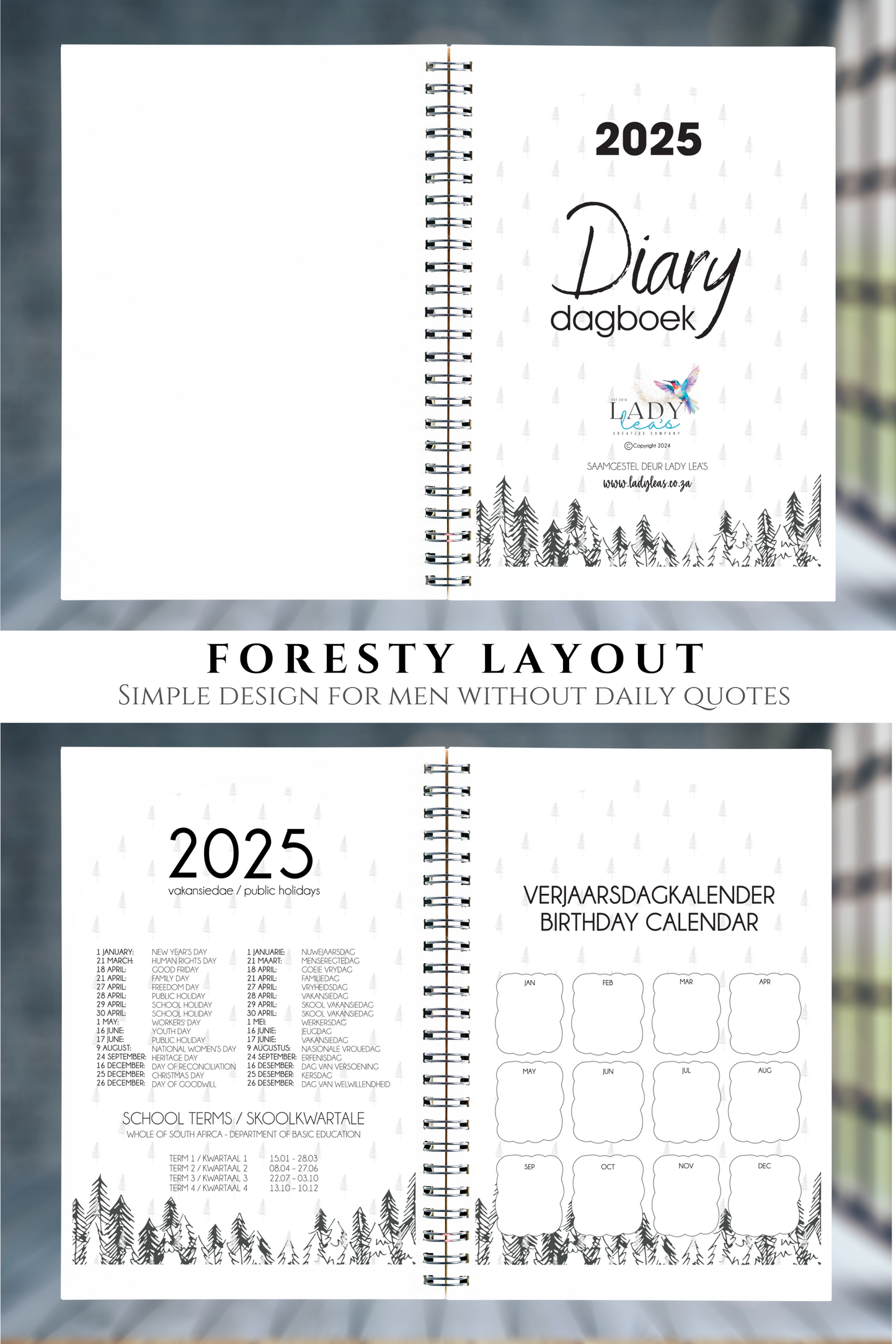 FINE FLORAL DIARY 2025