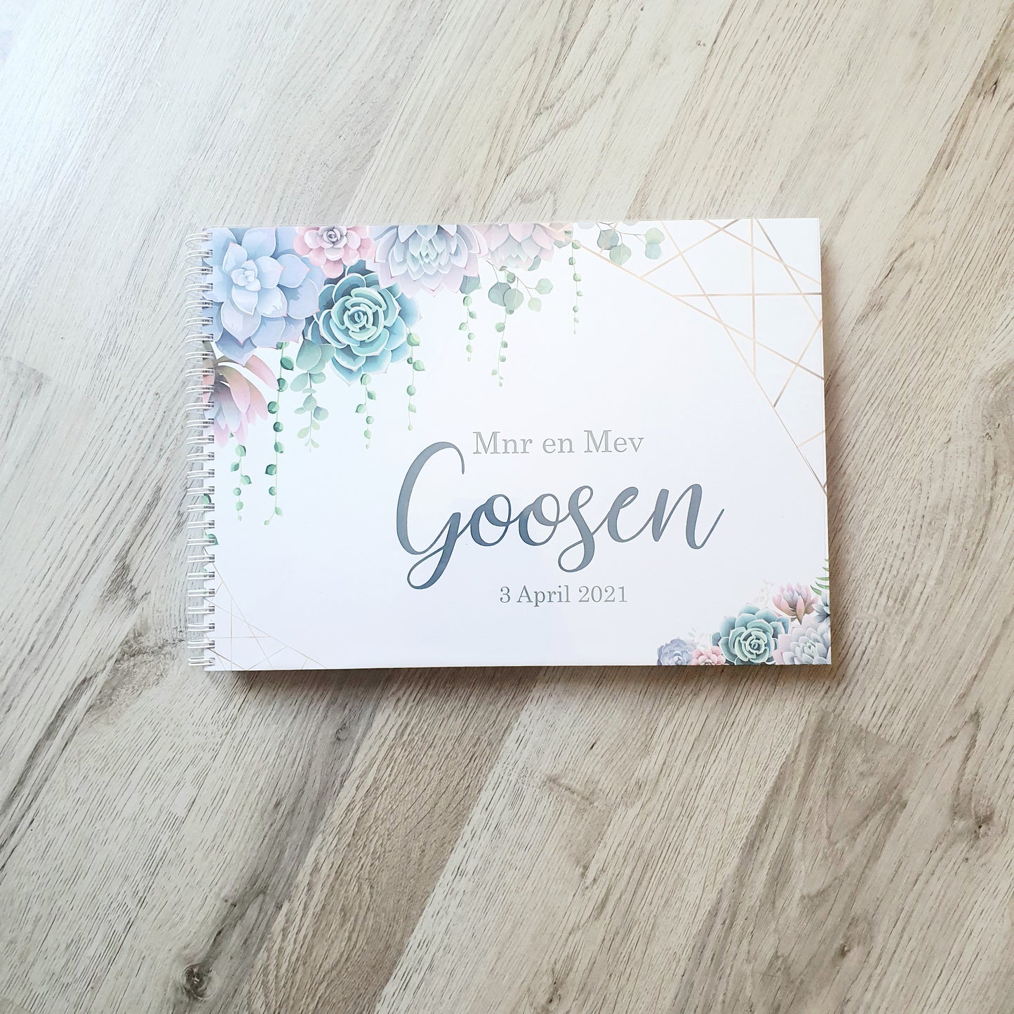 SUCCULENT WEDDING GUESTBOOK