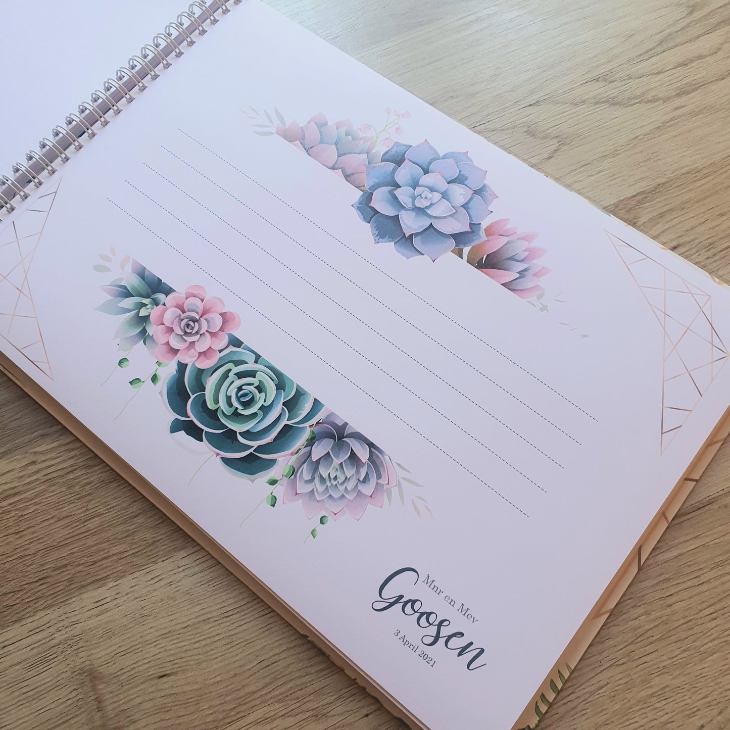 SUCCULENT WEDDING GUESTBOOK