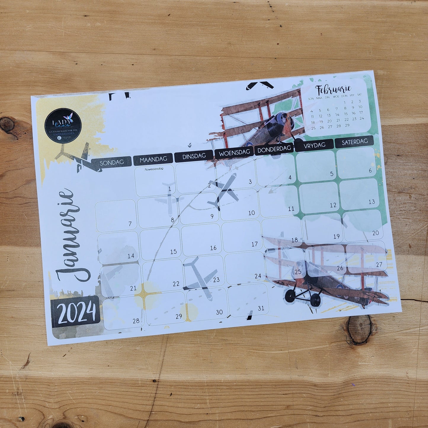 VINTAGE PLANES DESKPAD