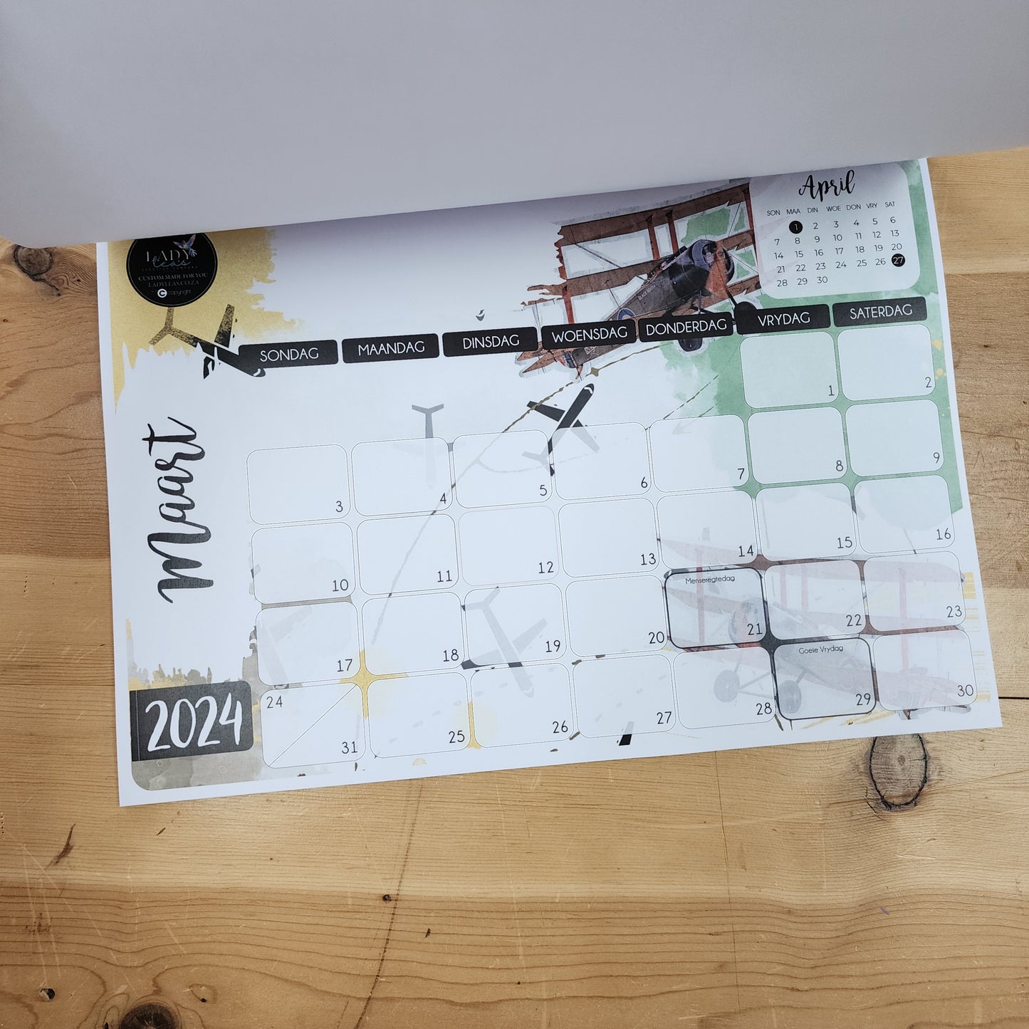 VINTAGE PLANES DESKPAD