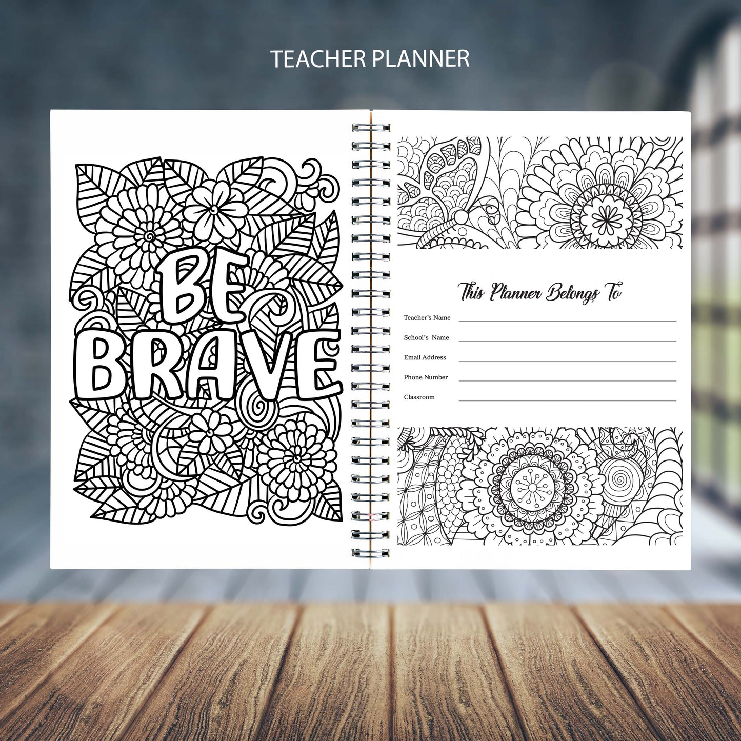 YORKIE GOLDEN TEACHER PLANNER