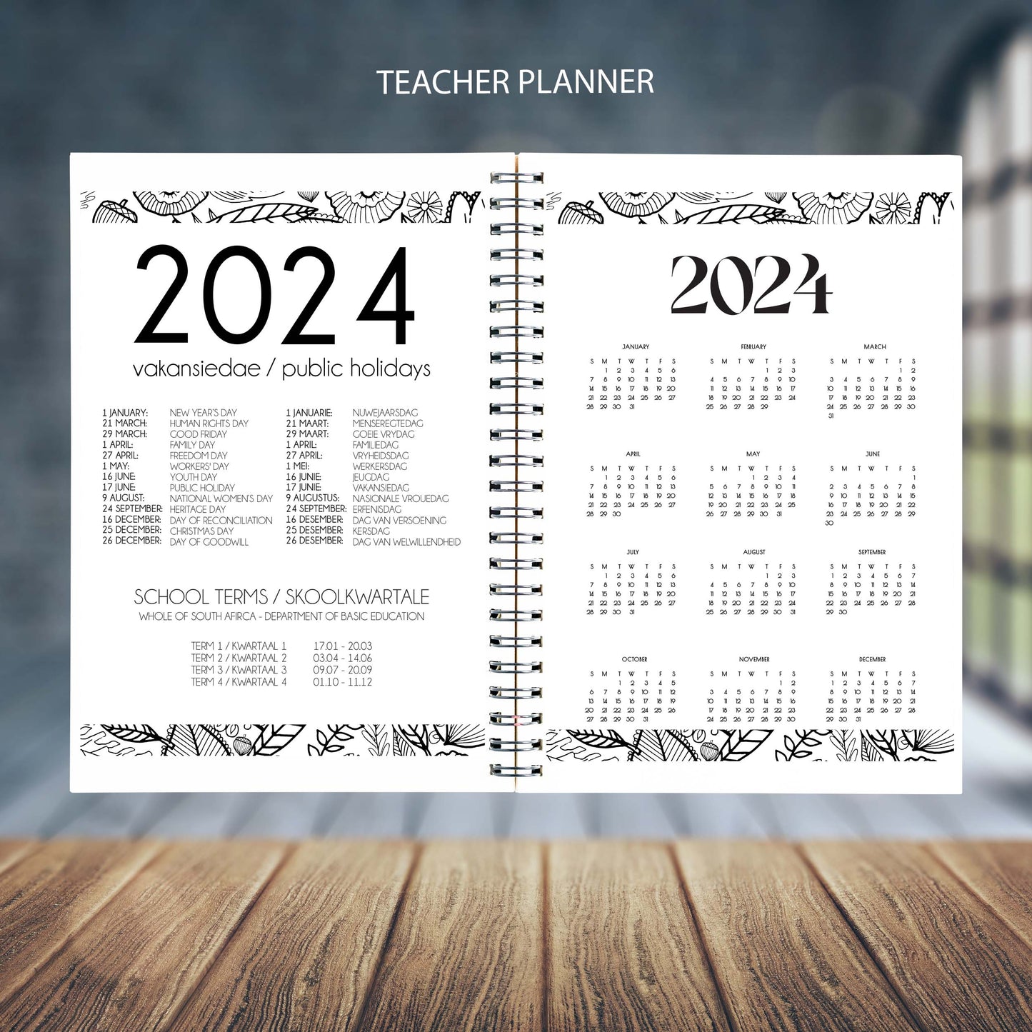 KING PROTEA TEACHER PLANNER