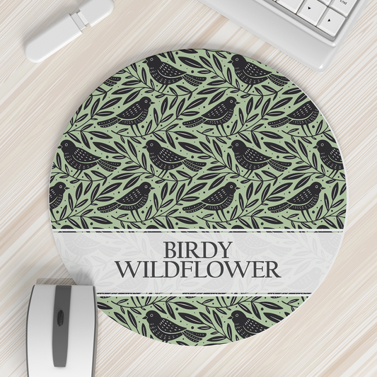 BIRDS PATTERN MINT