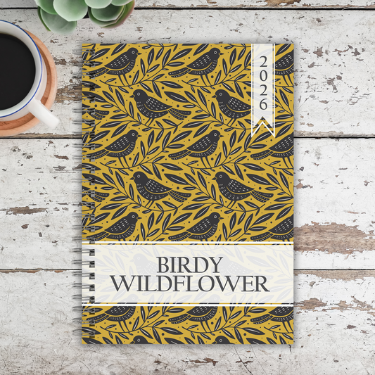 BIRDS PATTERN MUSTARD 2 DAY 2026