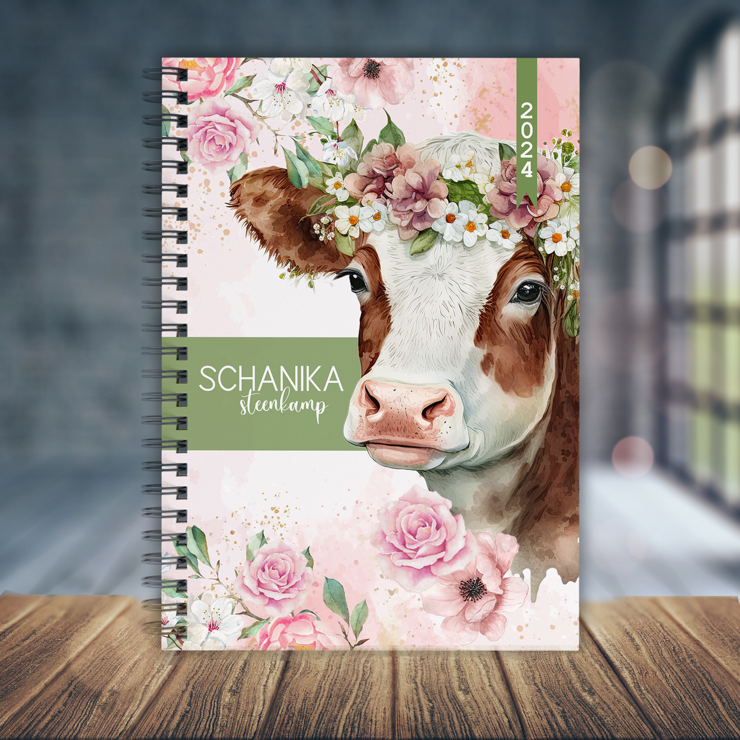 FLORAL CALF TEACHER PLANNER