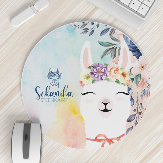 CUTE LAMA MOUSEPAD