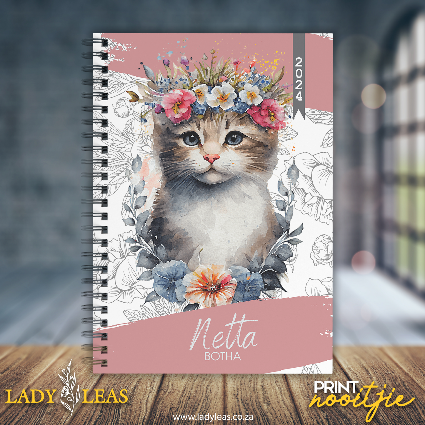 FLORAL KITTEN DIARY 2024