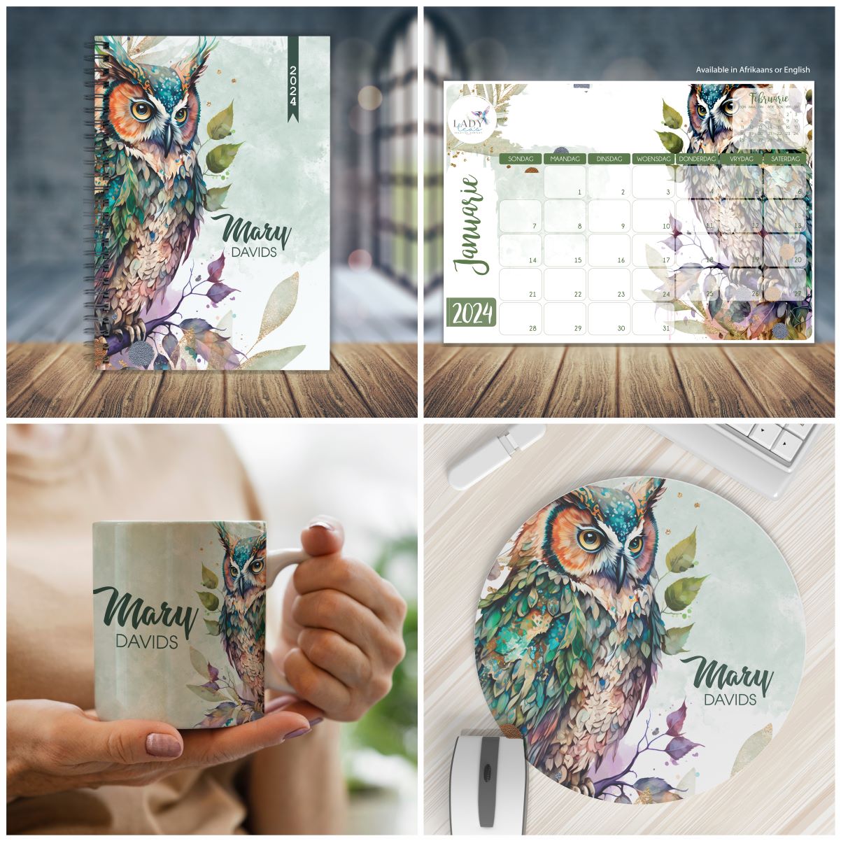 FLORAL OWL COMBO