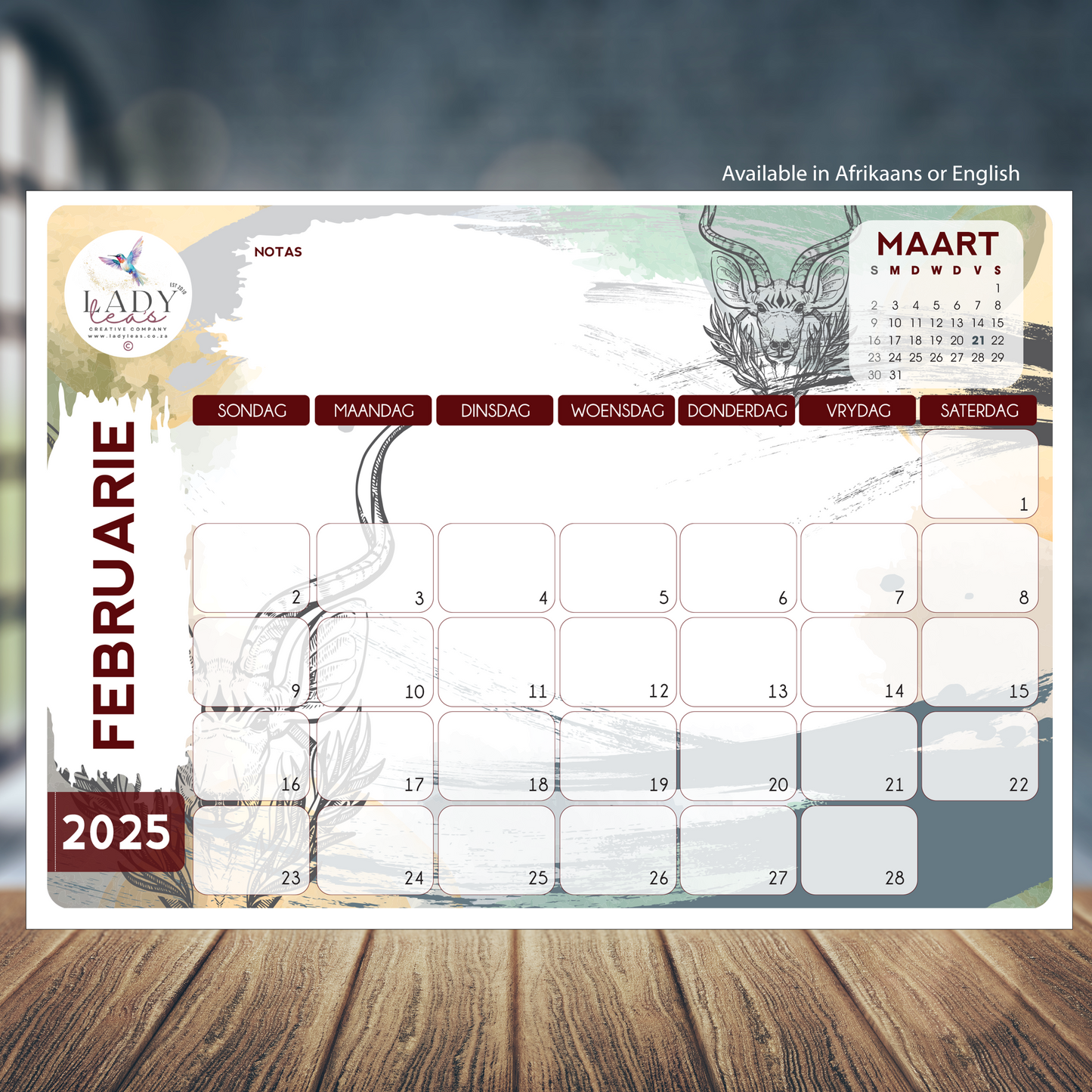KUDU DESKPAD 2025