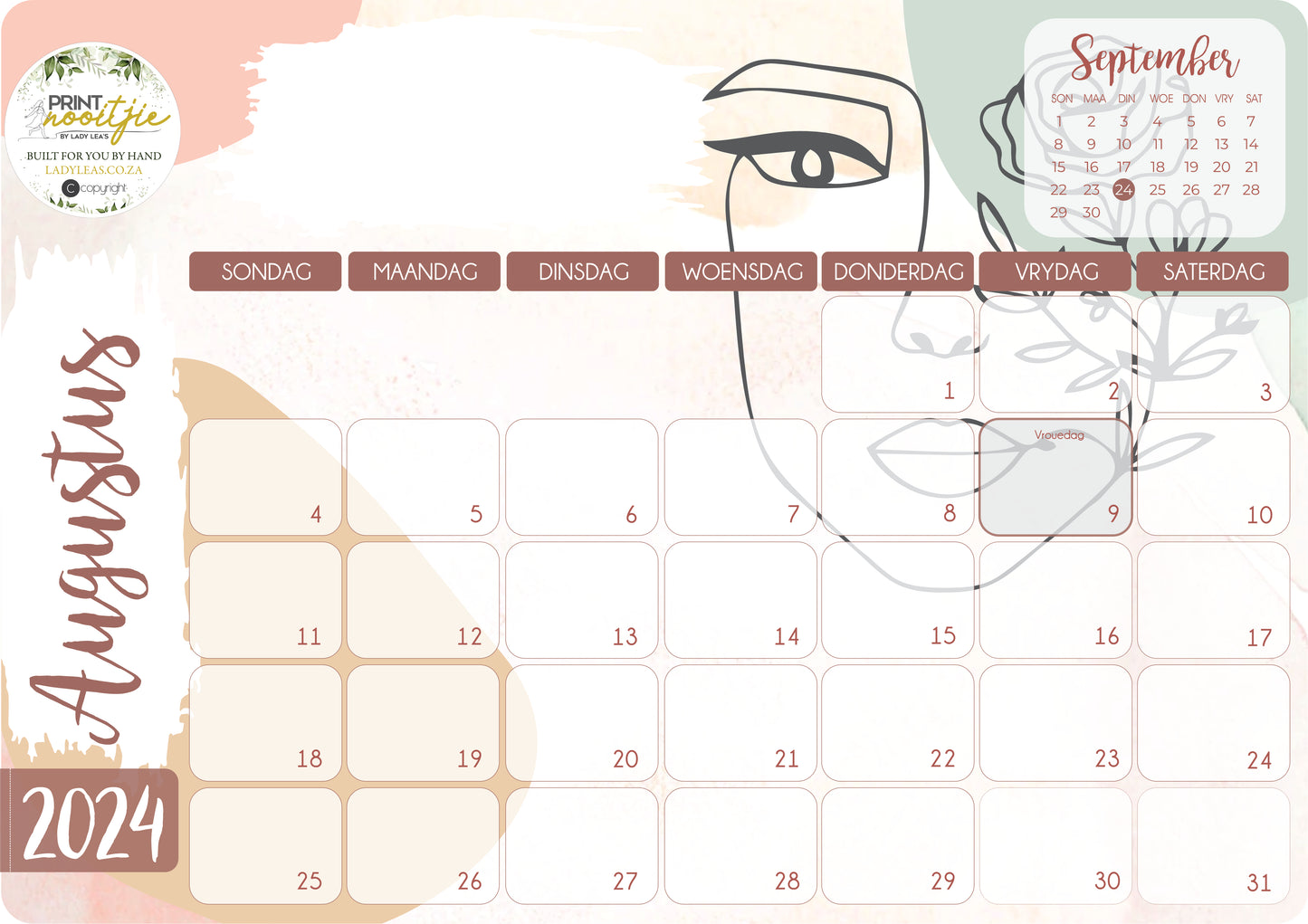 LADY MUSK DESKPAD