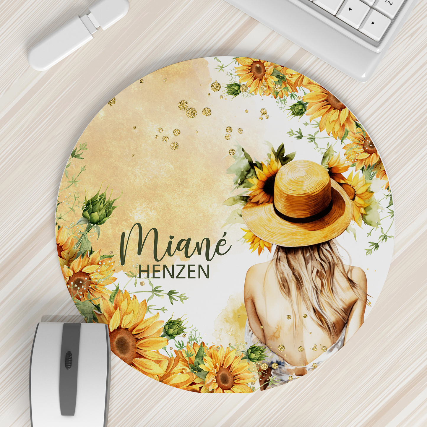 LADY SUNFLOWER MOUSEPAD