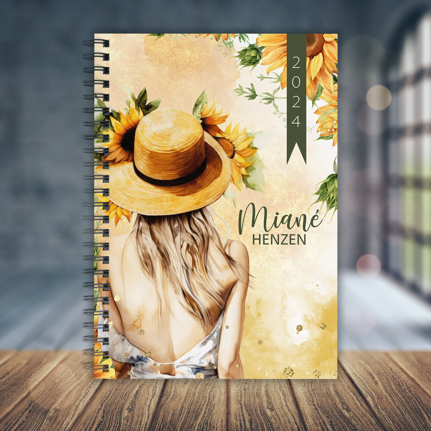 LADY SUNFLOWER TEACHER PLANNER