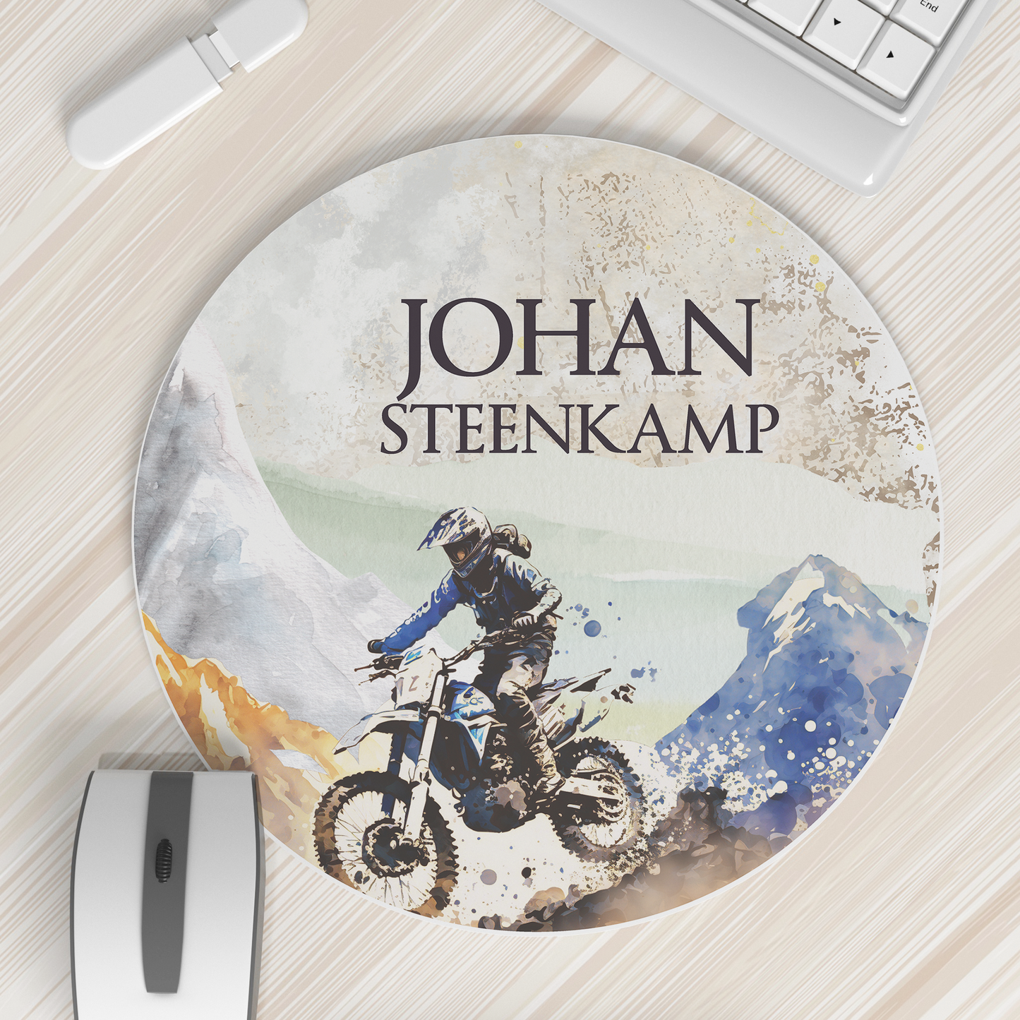 MOUNTAIN MOTORBIKE MOUSEPAD