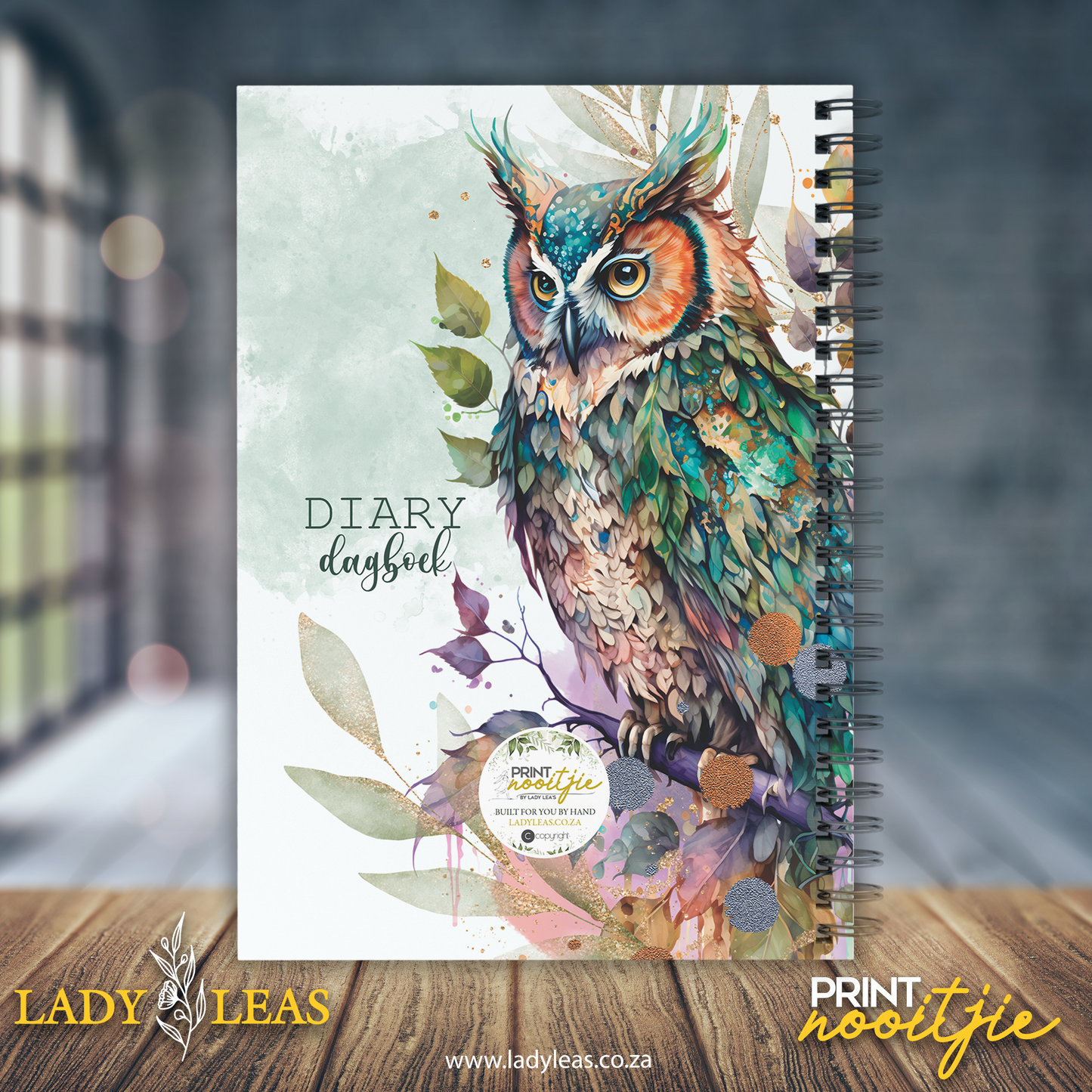 FLORAL OWL DIARY 2024