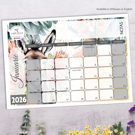 PROTEA DONKIE DESKPAD 2026