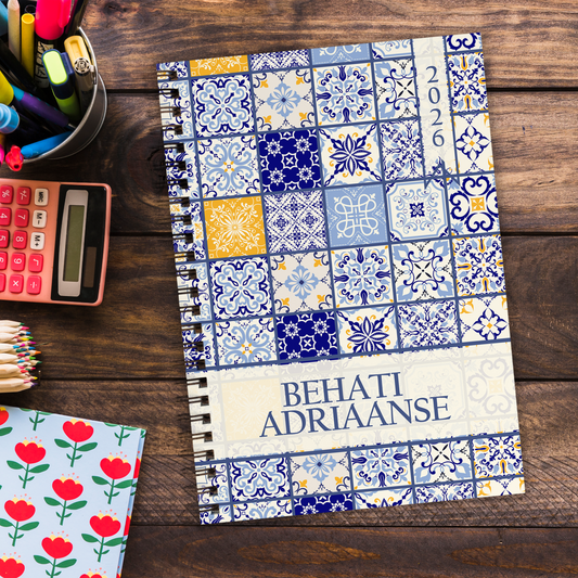 TURKISH TILES TEACHER PLANNER 2026