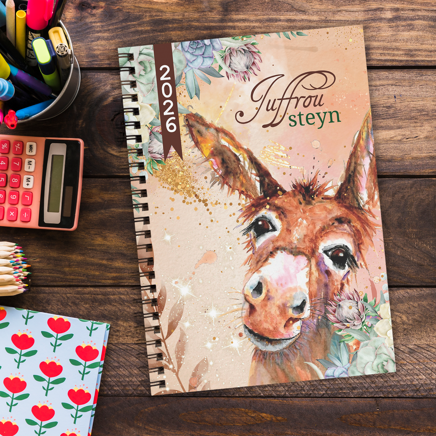 DONKIE BROWN TEACHER PLANNER 2026