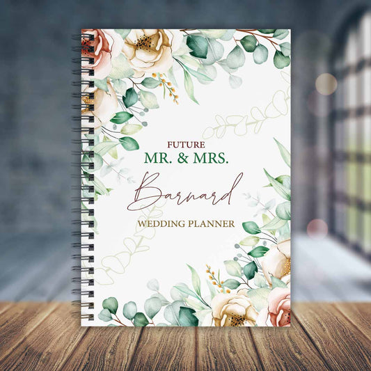 EUCALYPTUS AND ROSE WEDDING PLANNER