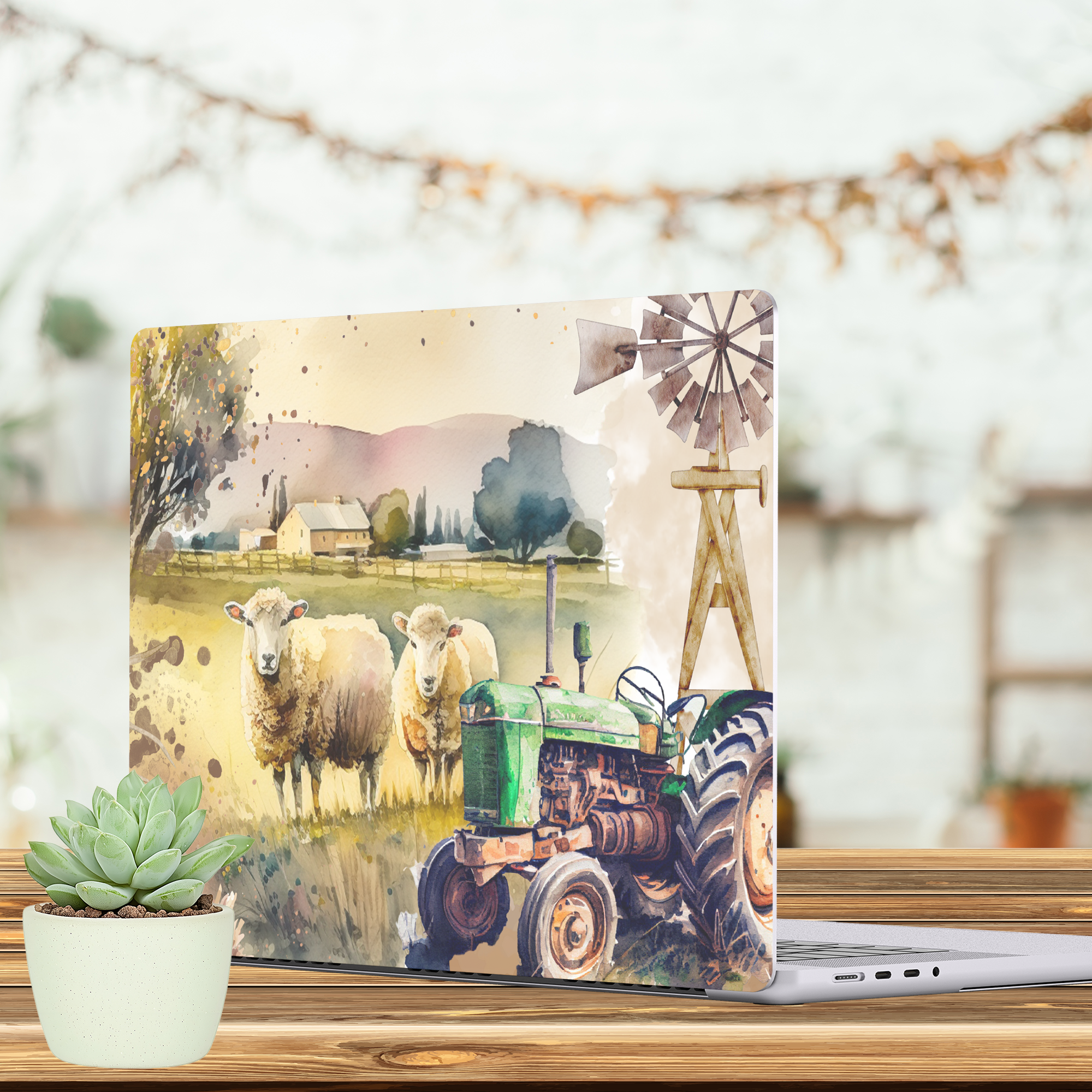 TRACTOR SHEEP FARMING SKIN