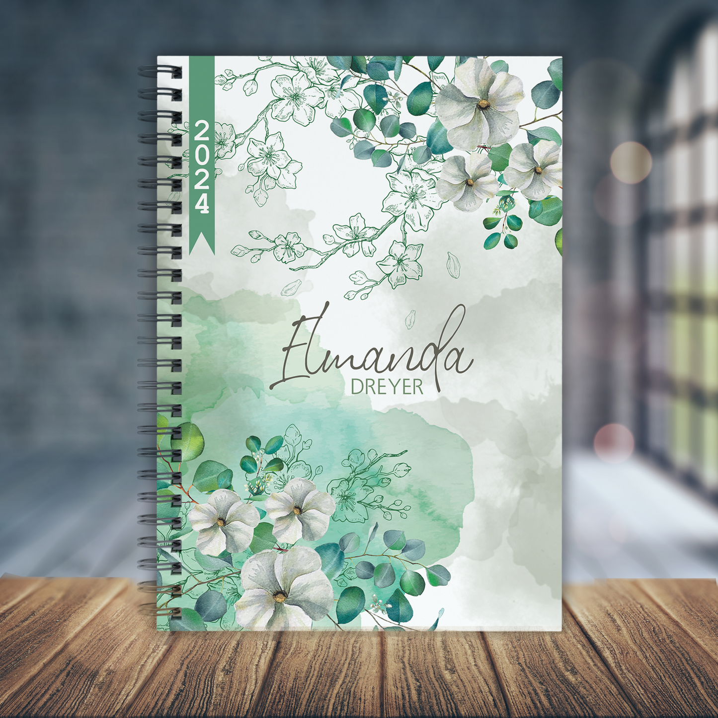 WHITE BLOSSOMS TEACHER PLANNER
