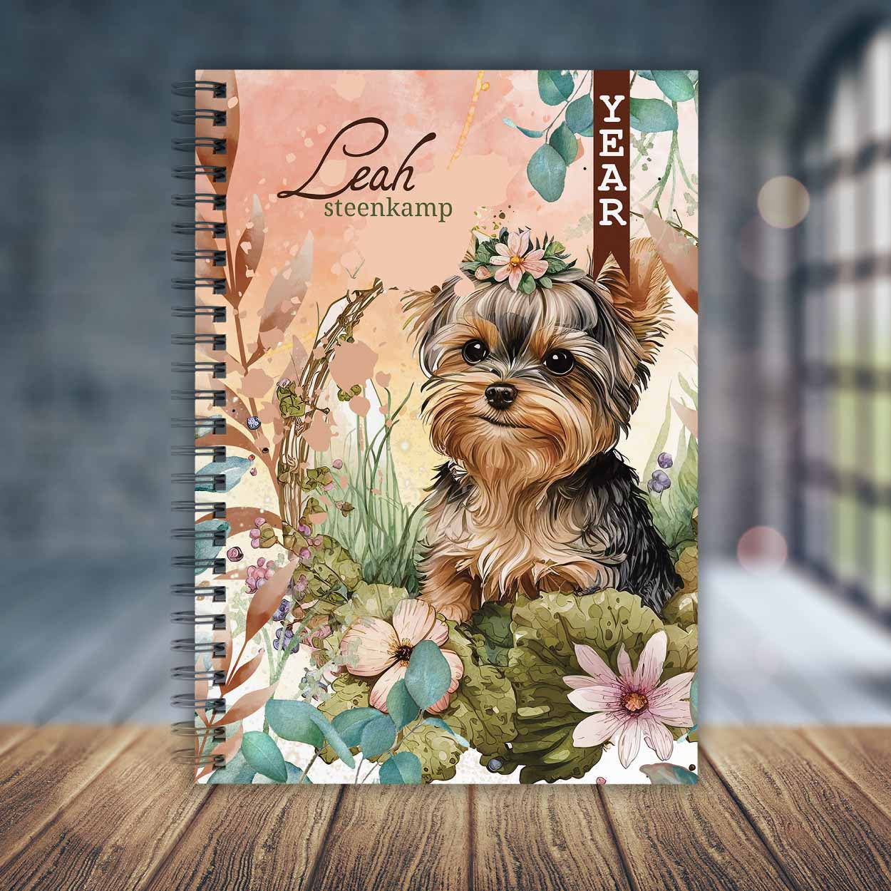 YORKIE BROWN TEACHER PLANNER 2025 Lady Lea's Creative Company