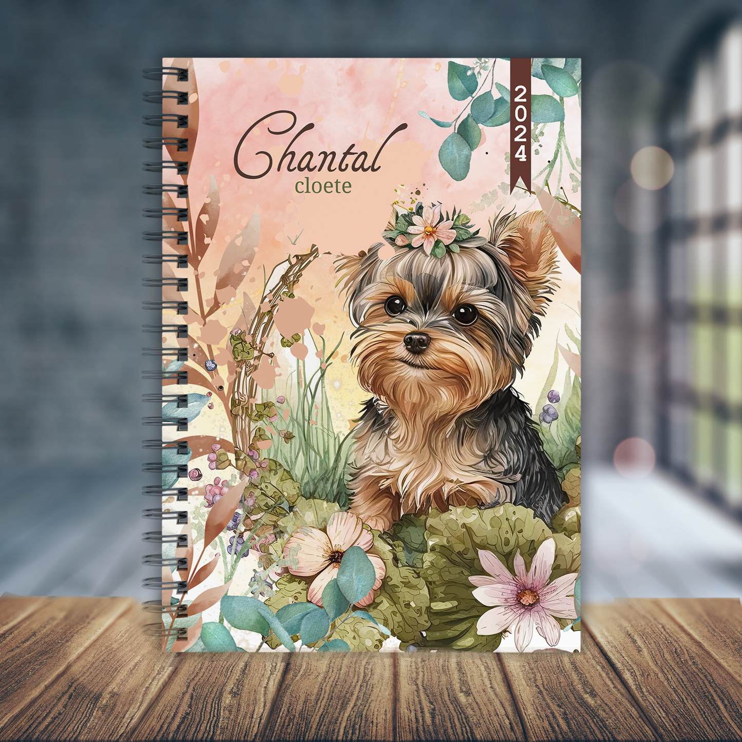 YORKIE BROWN TEACHER PLANNER