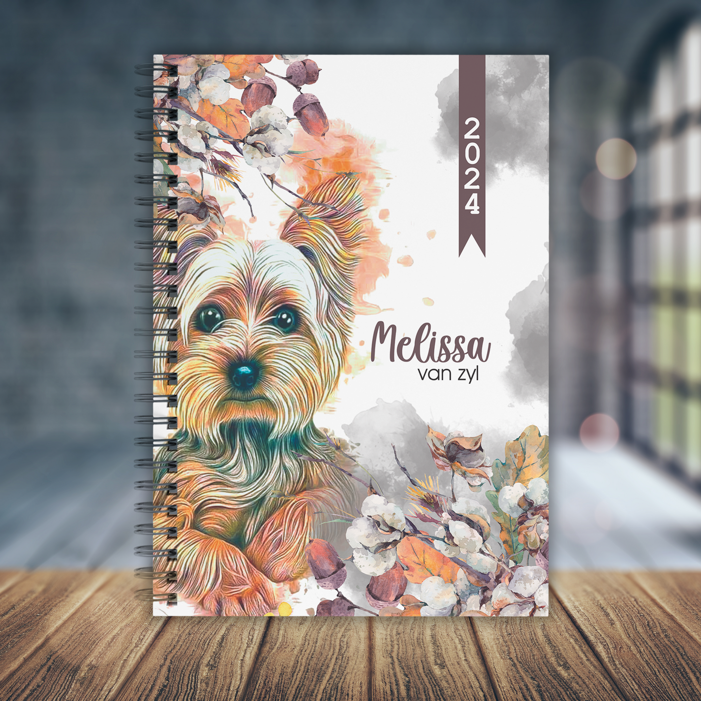 YORKIE GOLDEN DIARY 2024