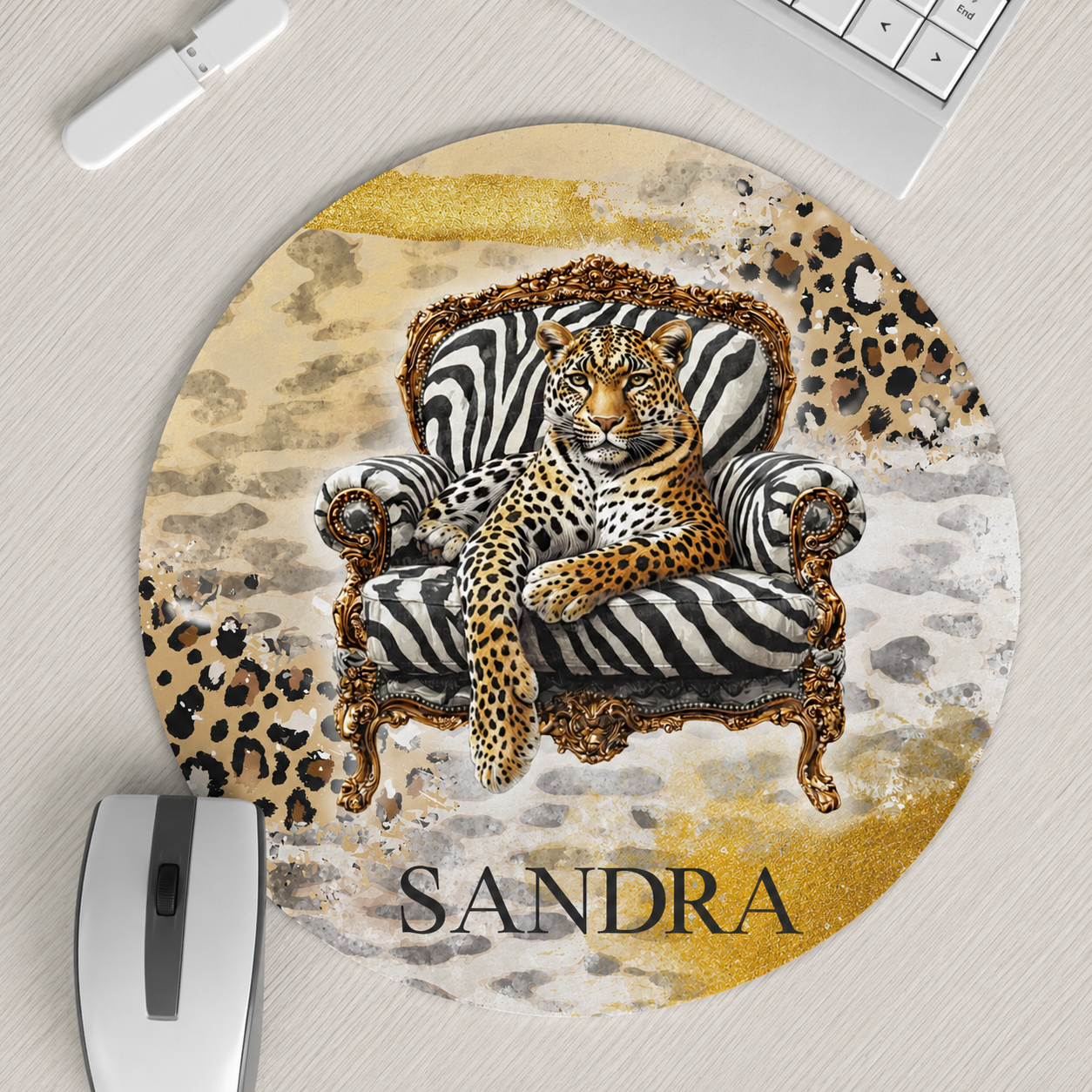 ROYAL LEOPARD MOUSEPAD