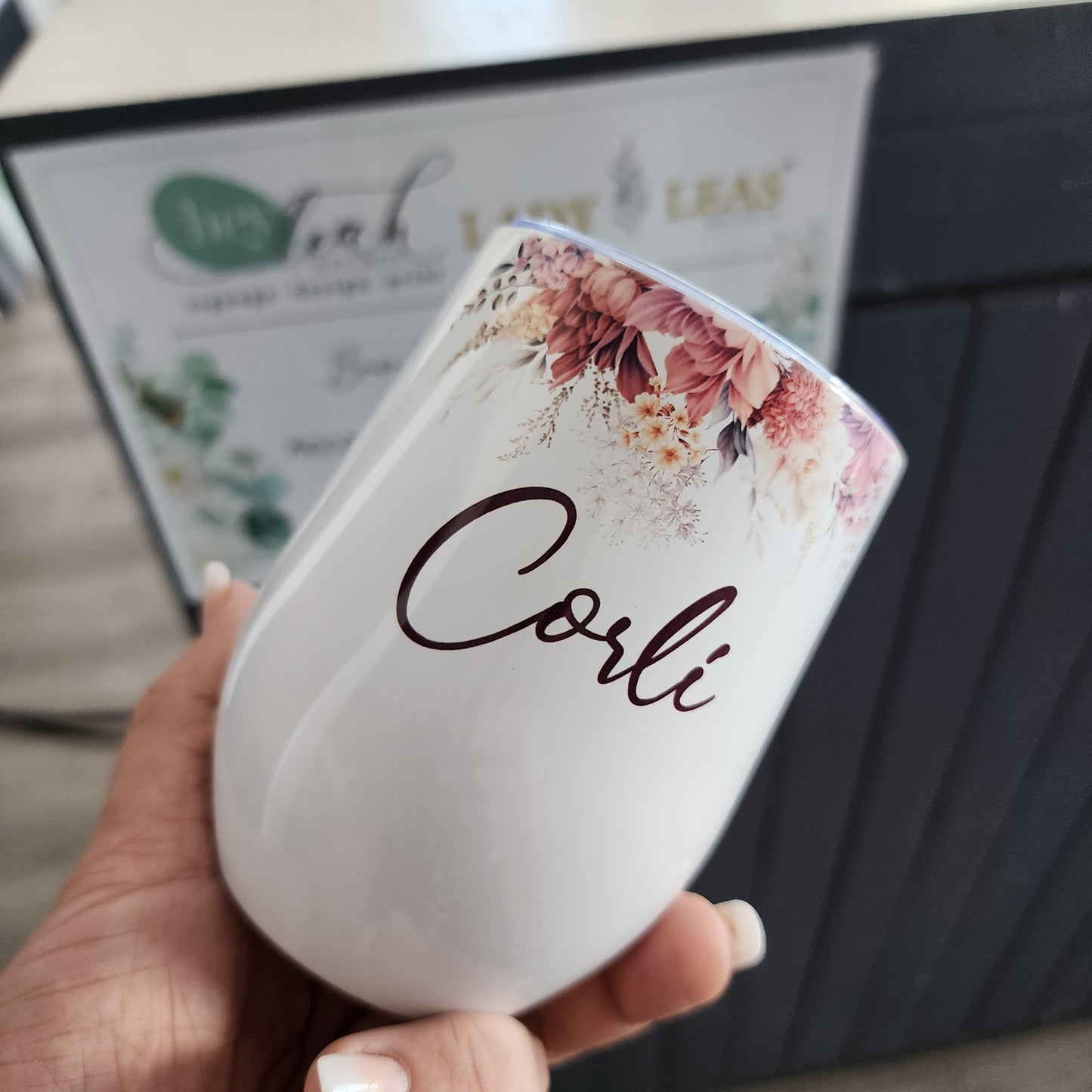 Fine Flowers Gin/Wine Tumbler