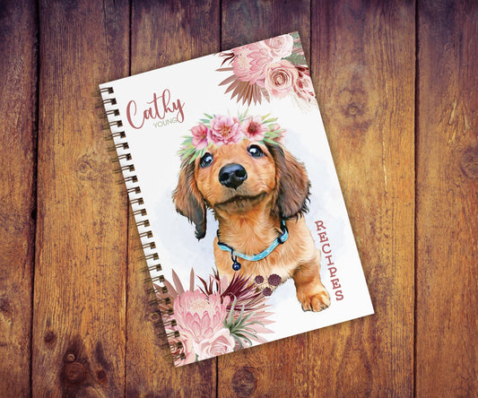 FLORAL DACHSHUND CROWN RECIPE BOOK