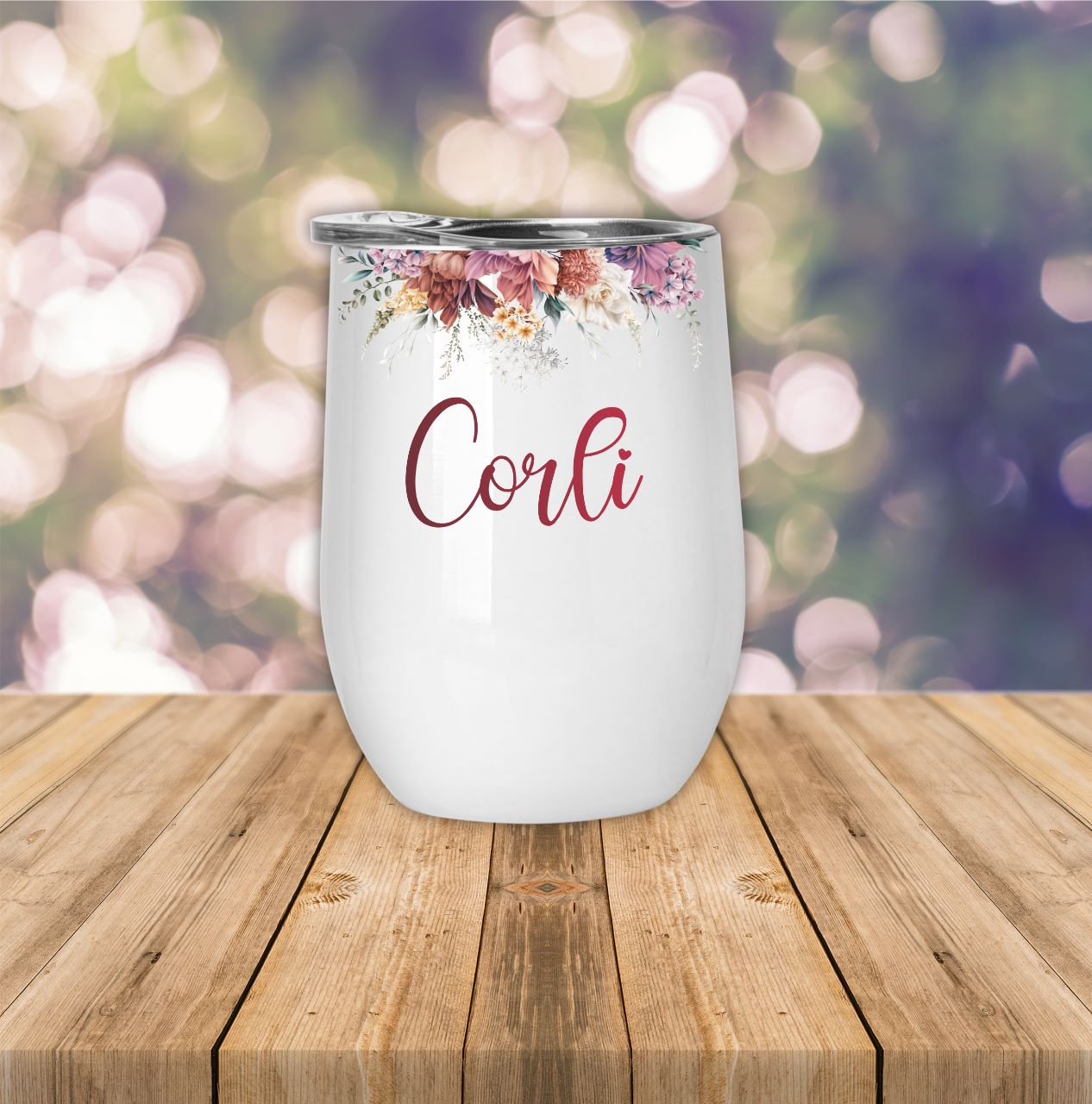 Fine Flowers Gin/Wine Tumbler