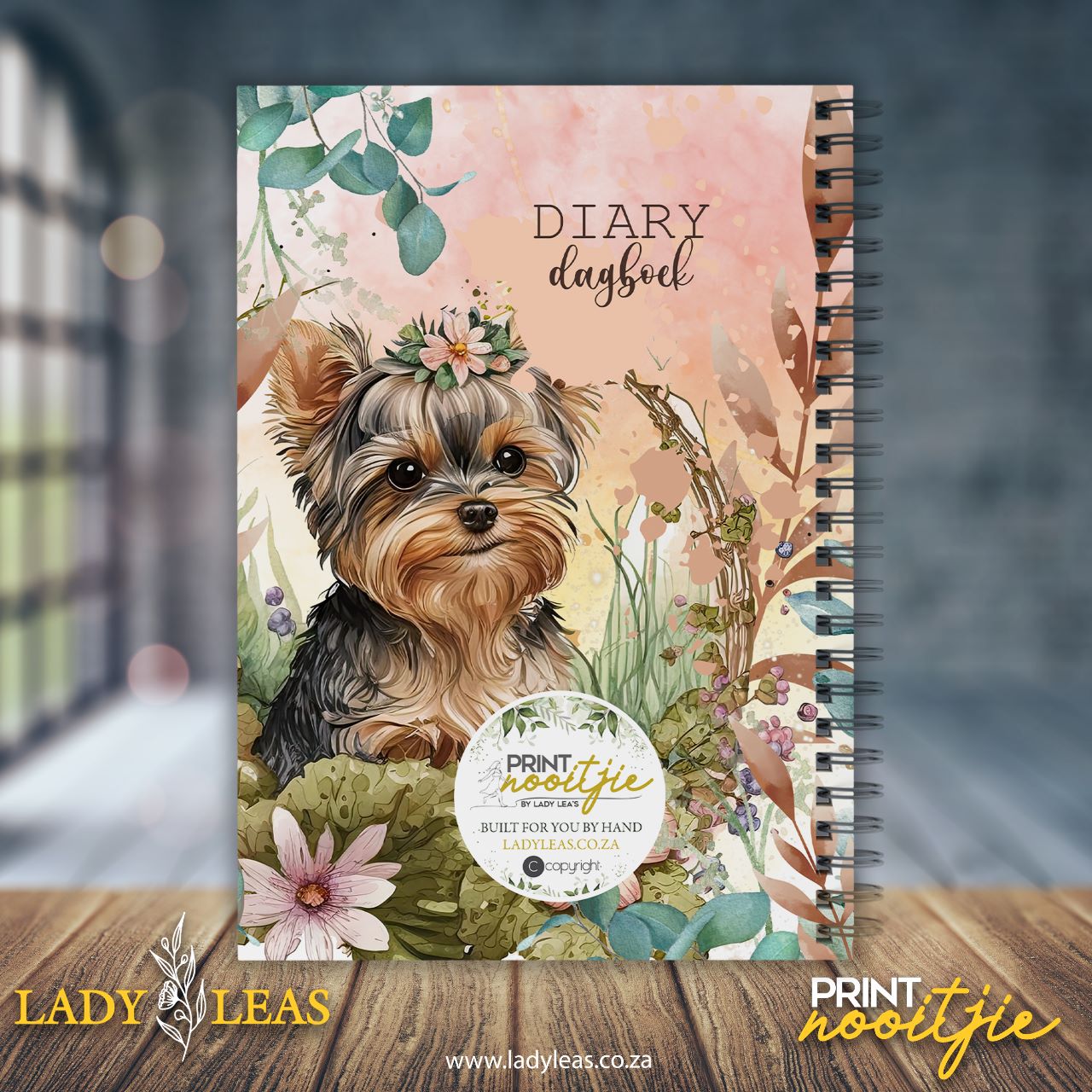 YORKIE BROWN DIARY 2024