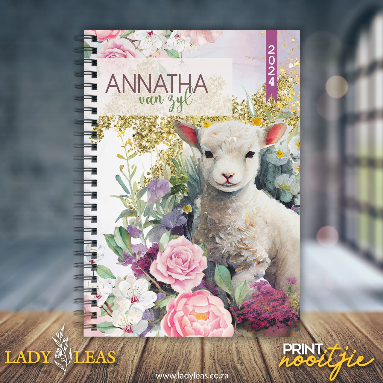 LITTLE LAMB PINK DIARY 2024