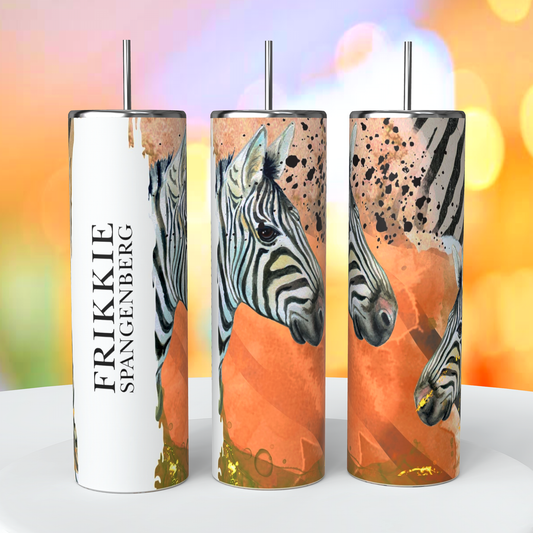 Zebra Skinny Tumbler