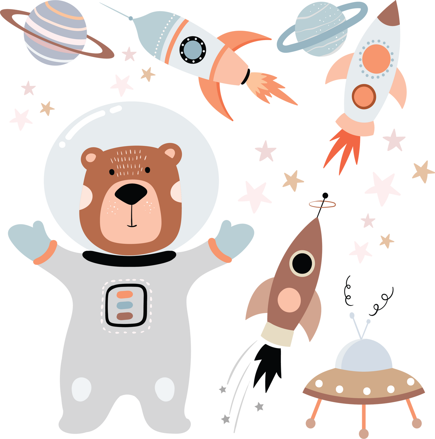 PASTEL SPACE BEAR