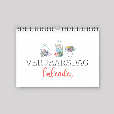 SUCCULENT BIRTHDAY CALENDAR