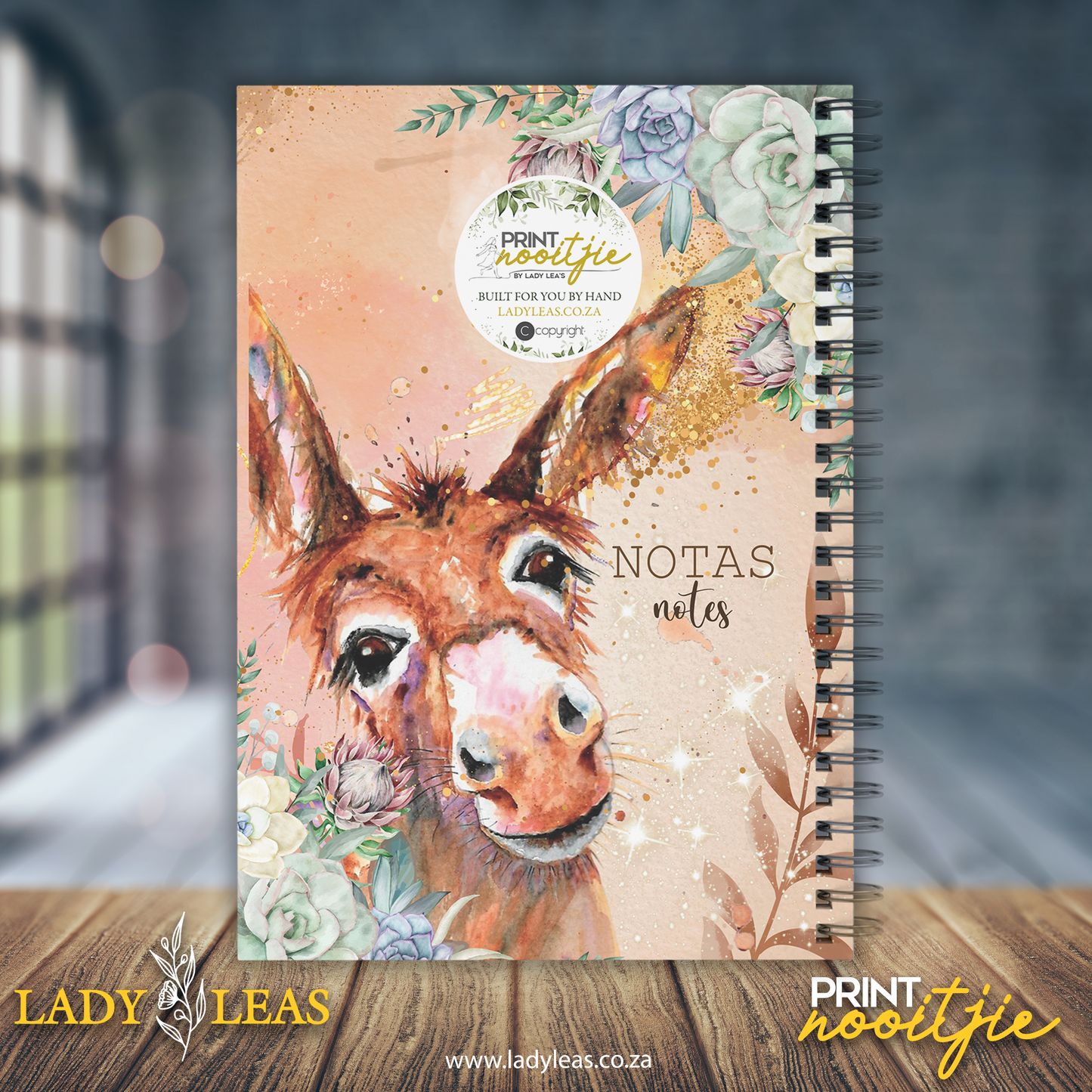 DONKIE BROWN NOTEBOOK
