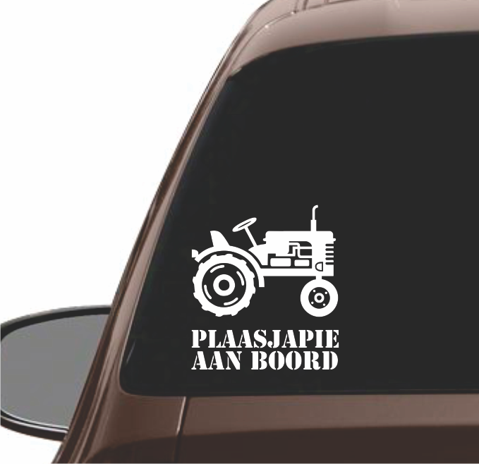 PLAASJAPIE TREKKER AAN BOORD