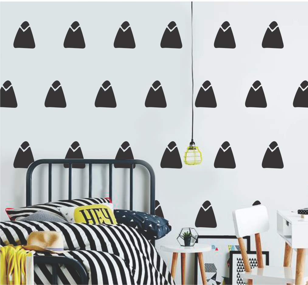 HAND DRAWN MOUNTAINS PATTERNS - BIG