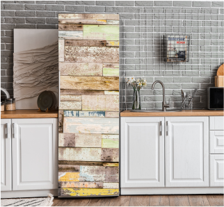OLD WOODEN PLANKS WRAP