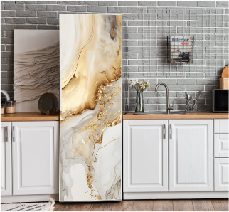WHITE AND GOLD MARBLE WRAP