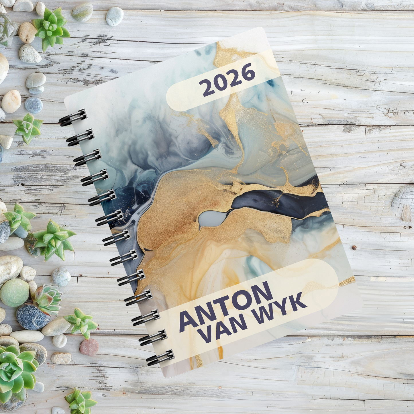 BLUE MARBLE 1 DAY DIARY 2026