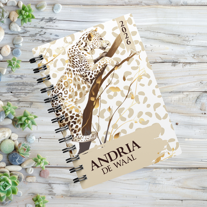 GOLDEN LEOPARD  1 DAY DIARY 2026