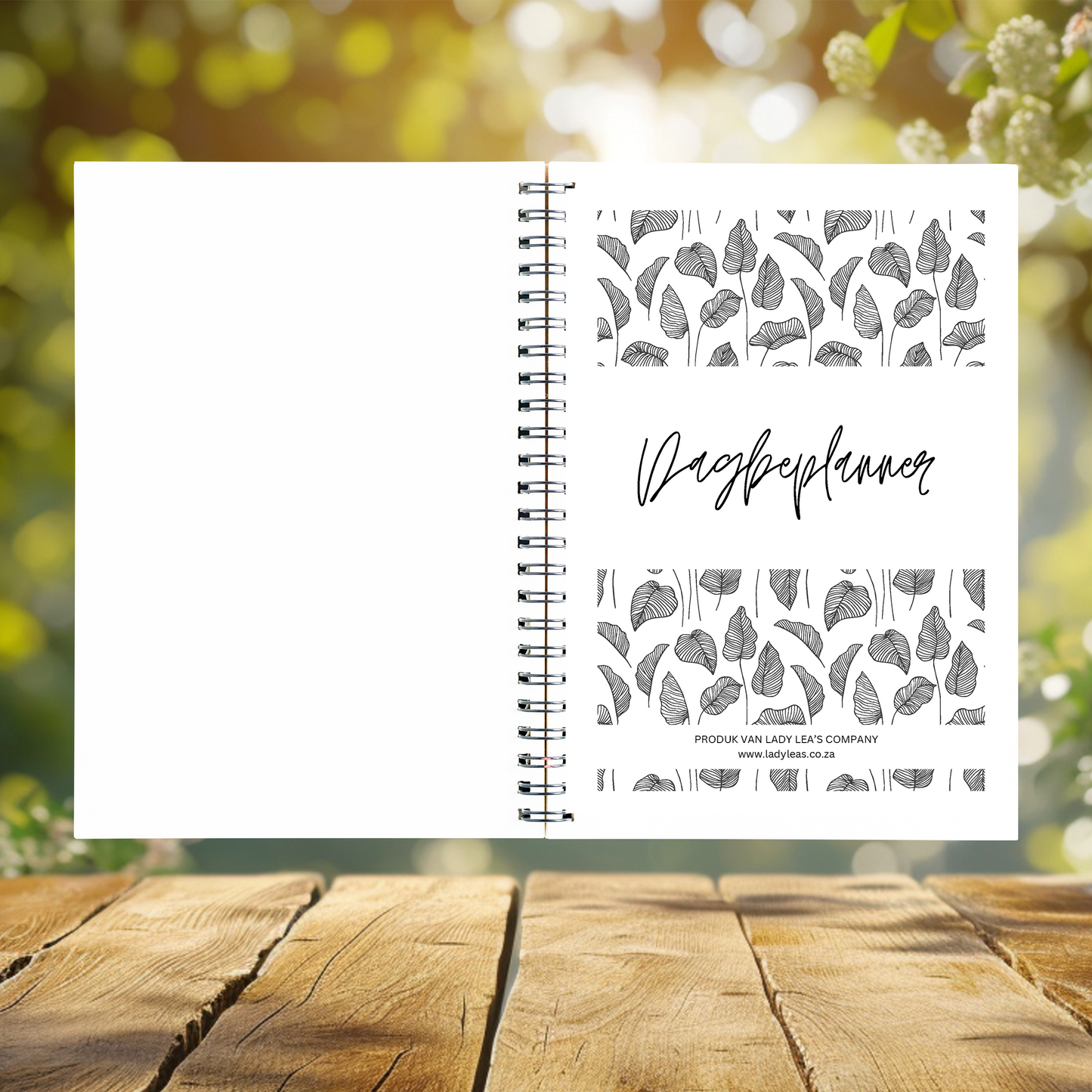 FLORAL WINDPOMP DAILY PLANNER