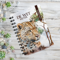 WATERCOLOR LEOPARD 1 DAY DIARY 2027