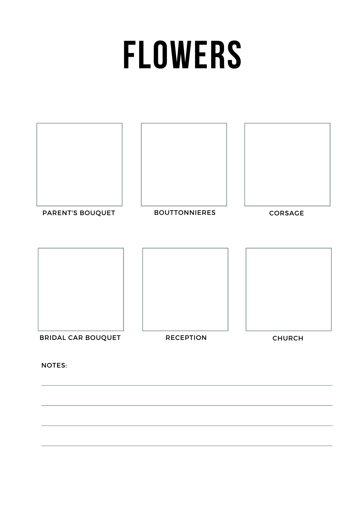 WATERCOLOR COUPLE WEDDING PLANNER