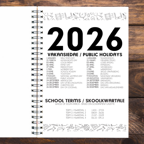 BROWN DACHSHUND PROTEA TEACHER PLANNER 2026