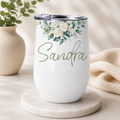 WHITE ROSE WINE TUMBLER
